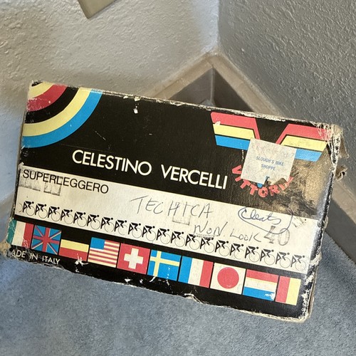 Scarpe ciclismo vintage