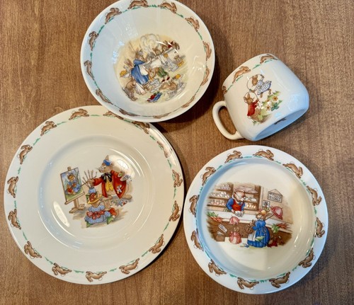 Set piatti pezzi bunnykins - piatti,