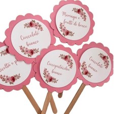 Palette segna gusti per confettata per battesimo comunione matrimonio laurea