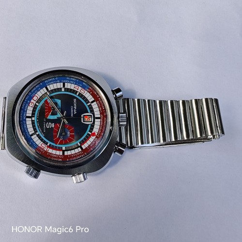 Cronografo vintage sorna world - cronografo,