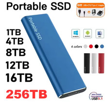 HARD DISK ESTERNO ssd portatile veloce usb 3.1 tipo C per pc mac backup dati