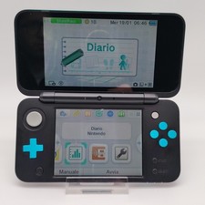 Nintendo New 2DS XL Nero/Turchese | Console Originale | Ottime Condizioni |