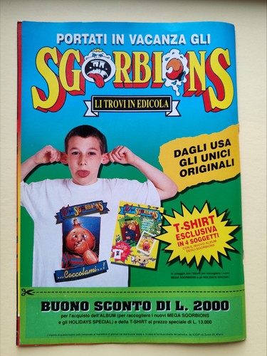 Sgorbions pubblicità 1990 - sgorbions,