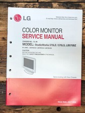LG StudioWorks 570LE 570LS LB570BZ Monitor Manuale di servizio *Originale*