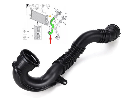 Durite tuyau air - turbo, pour
