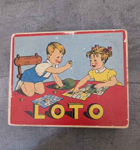 Gioco vintage lotto - gioco,