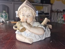 Bambola Porcellana Bisquit Bebè Baby