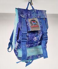 Zaino Scuola Invicta Quasar Vintage azzurro blu anni'90 Paninaro Usato -77M