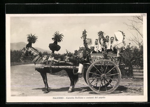 Palermo carretto siciliano e - carretto,