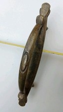 Vecchia maniglia con placca - maniglia,