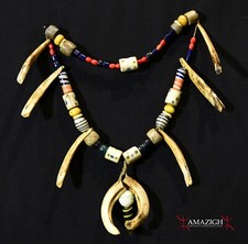 Bellissima collana usata tribalmente - tribù Morsi - valle dell'Omo, Etiopia meridionale