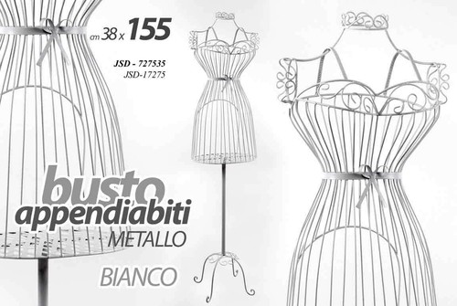 Manichino busto appeendiabiti - manichino,