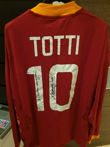 Totti maglia match worn shirt - totti,