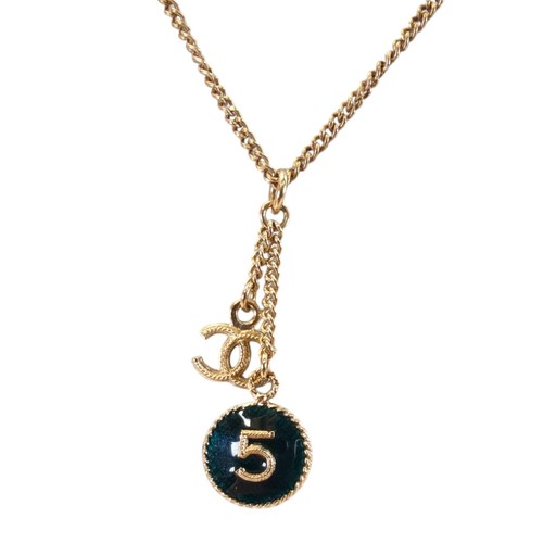 Collana con ciondolo chanel - collana,