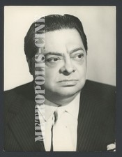 Ritratto di ALDO FABRIZI timbro dello studio ELDA LUXARDO e FRANCO ALESSI