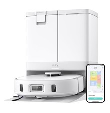 eufy X10 Pro Omni Robot Aspirapolvere con Scopa All-in-1 - Bianco - (Nuovo)