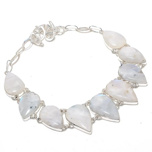 Collana con pietre luna - collana, di