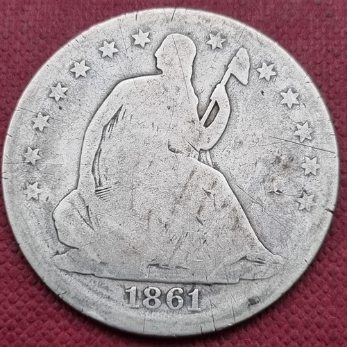 Mezzo dollaro liberty - , 1861