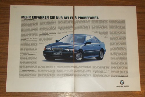 Rara pubblicità bmw - bmw,