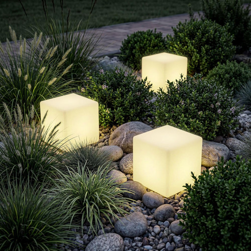 Cubo luminoso led lampada - cubo,