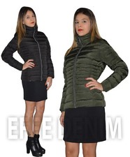 Piumino Donna Giubbino Giubbotto Imbottito Giacca bomber trapuntato nuovo 17181