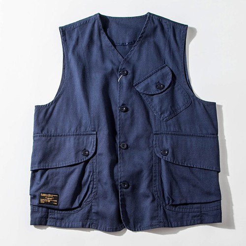 Gilet cargo uomo sciolto