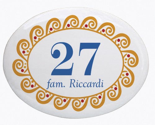 Numeri civici 11x15 targa - numeri,