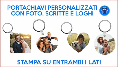Portachiavi personalizzato con - portachiavi,