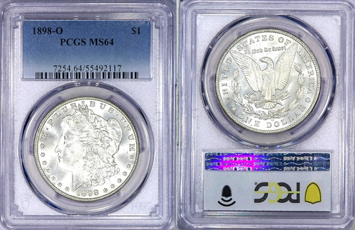 1898 dollaro morgan pcgs - dollaro,