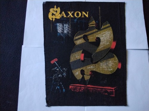 Saxon backpatch original 80er - backpatch,