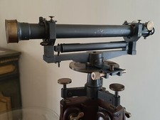 Antico Livello con Cannocchiale Gaetano Spano - fine '800 - con Cassa Originale