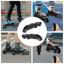 2x Ruota Monopattino Elettrico Telecomando Pattini a Rullo Elettrici Ruota Batteria