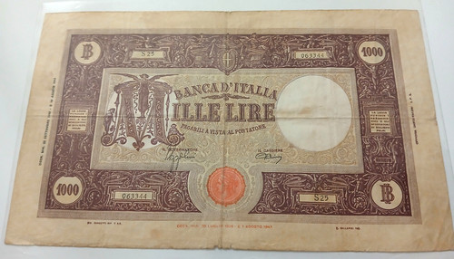 Banconota 1000 mille lire - mille, 7
