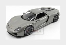1:18 WELLY Porsche 918 Spider Hard-Top Closed 2015 Grey Met WE18051HGY