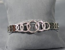 Bracciale donna in acciaio rigido / schiava