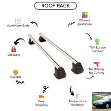 Bare Roof Rack Cross Bars Set