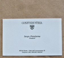 Carte de visite Sergio