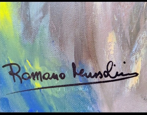 Olio tela romano - olio, di