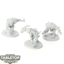 Skaven - 3 Rat Ogors - primer