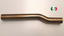 CANOTTO CANNA OTTONE ECCENTRICO Ø 32 x 300 mm. BRONZATO - BRONZO