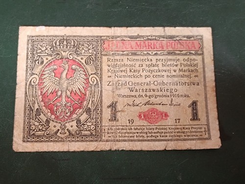 Banconota polonia marka - -,
