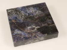 PRL) POSACENERE PORTACENERE MARMO PIETRA SODALITE MARBLE ASH-TRAY CENDRIER 