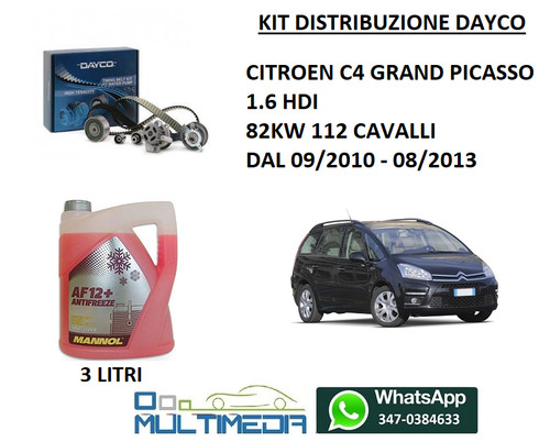 Kit distribuzione pompa - kit, e