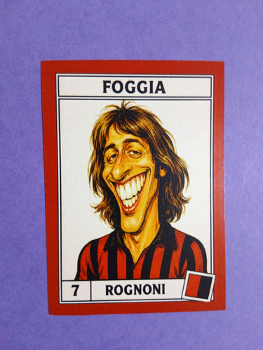 Figurina caricatura calciatori - figurina,