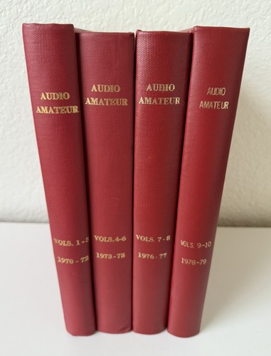Vtg audio amateurs magazine - audio,