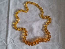 anni '70 - Vintage Collana finta Ambra / Plastica