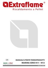 Manuale d'uso utente caldaia pellet Nordica Extraflame MARINA IDRO H11 H13