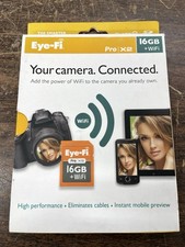 Eye-Fi Pro X2 16GB WiFi Classe 10 SD PC/M Previo Acquisto Necessità Script 