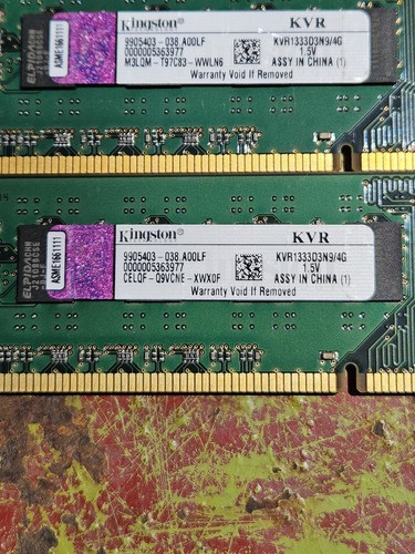 Lot 4gb kingston ddr3 - lot,