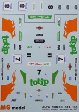 decals 1/43 ALFA ROMEO 155 GTA